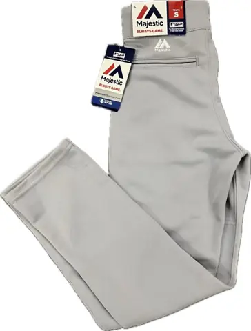 Youth Baseball Pants - Full Length - Grey