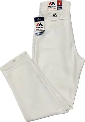 Adult Baseball Pants - Full Length -White